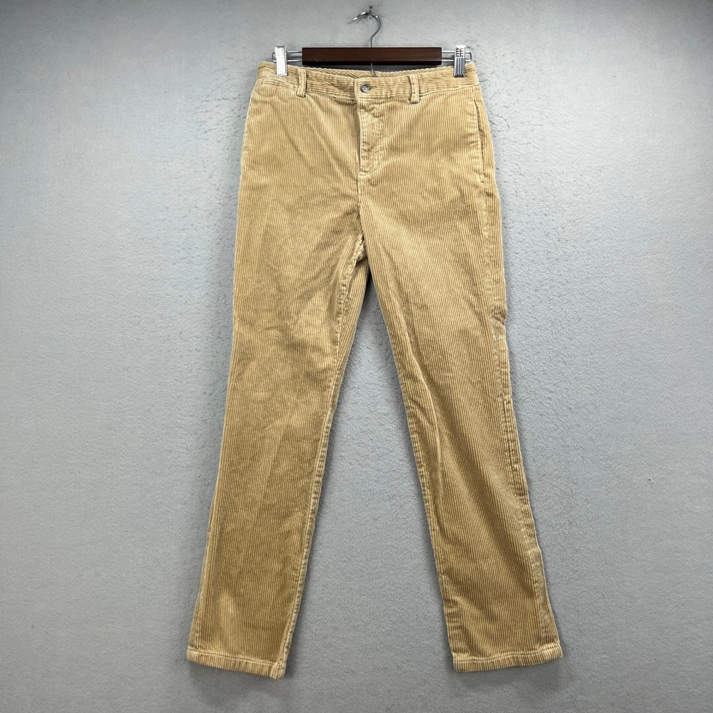 Polo Ralph Lauren Corduroy Pants Boys 16 Tan Straight Pony Cords Casual Preppy